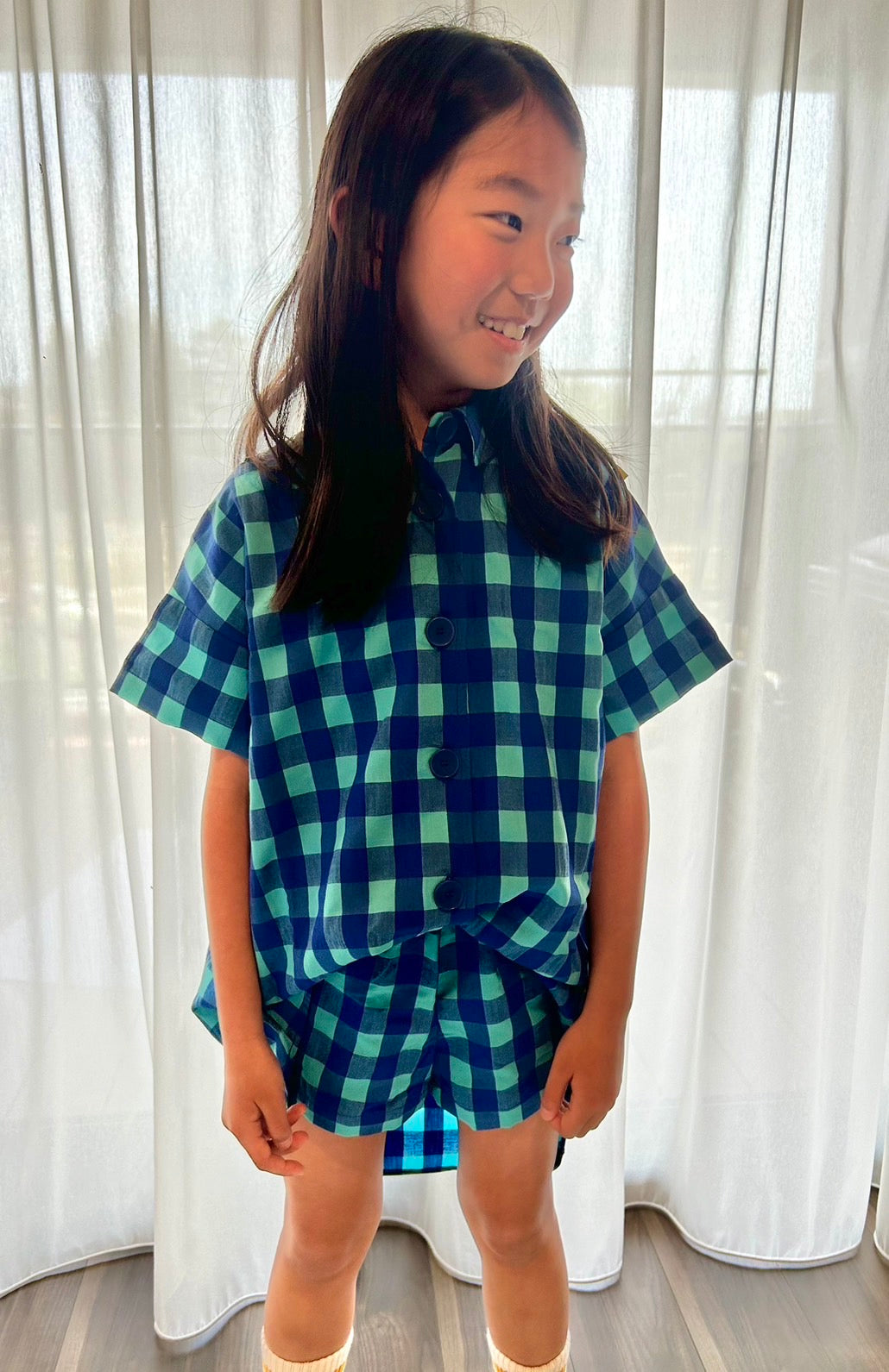 OVERSIZED SHORT SLEEVE SHIRT WITH PLEATED BACK 10Y