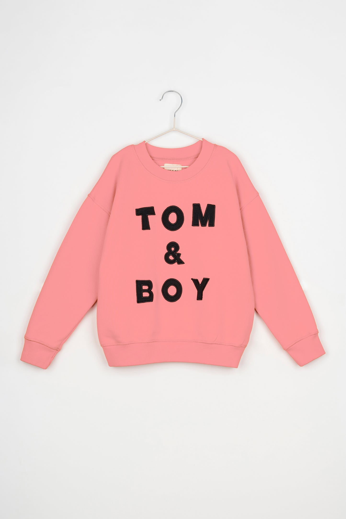 TOM&BOY EMBROIDERED PINK SWEAT SHIRT 4/5Y