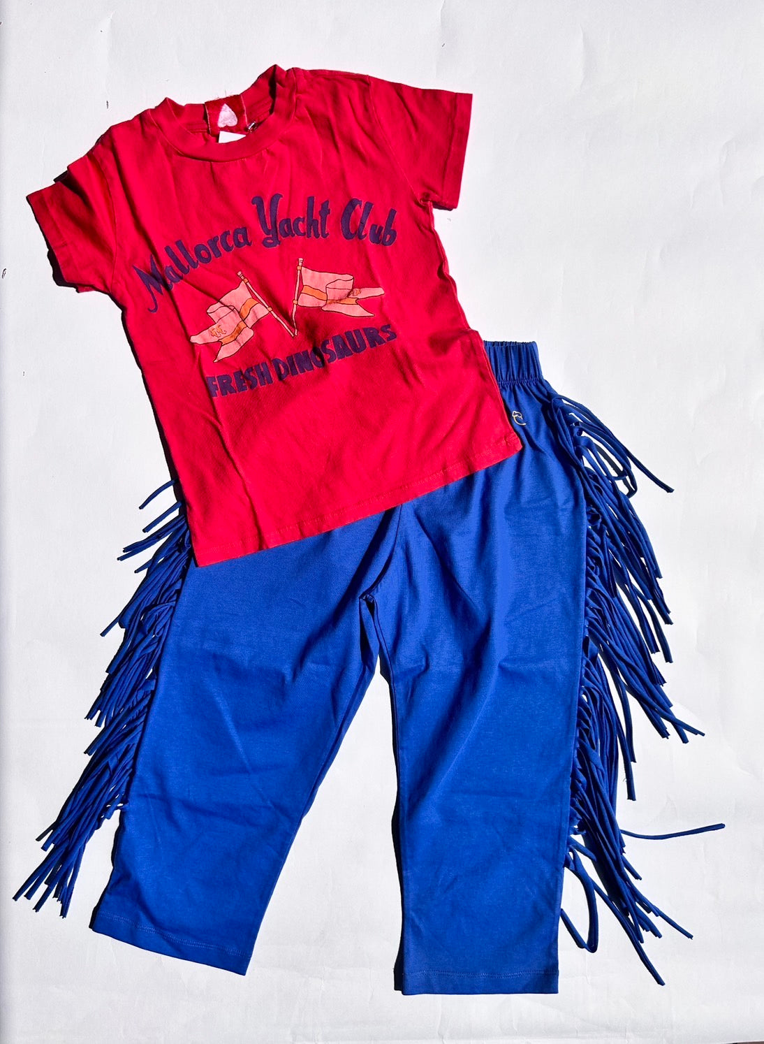 FRINGE TROUSERS BLUE