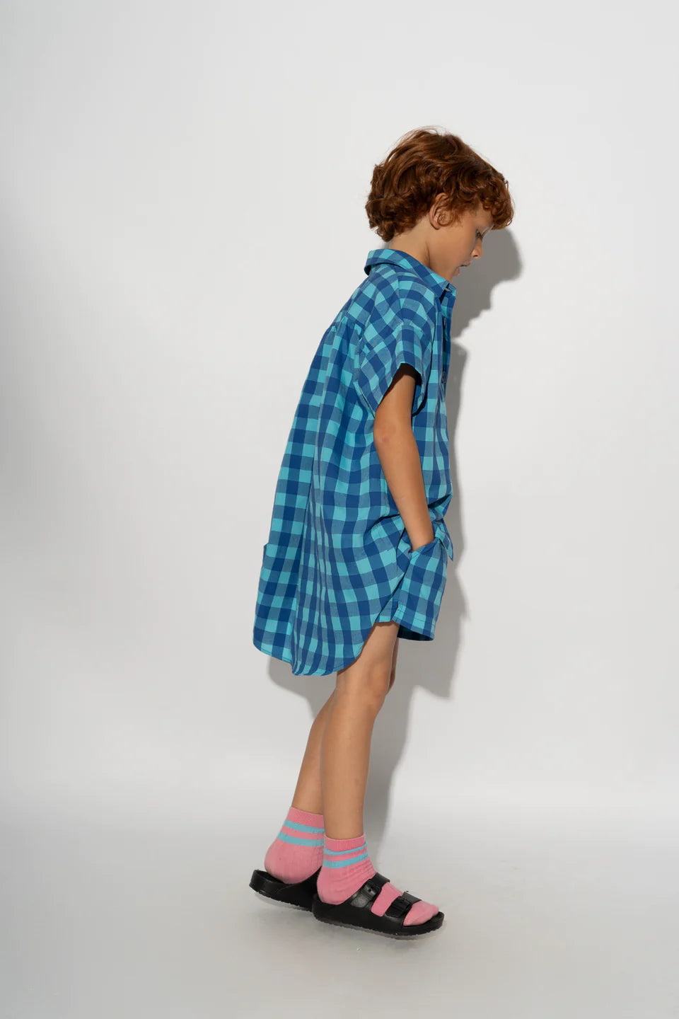 OVERSIZED SHORT SLEEVE SHIRT WITH PLEATED BACK 10Y