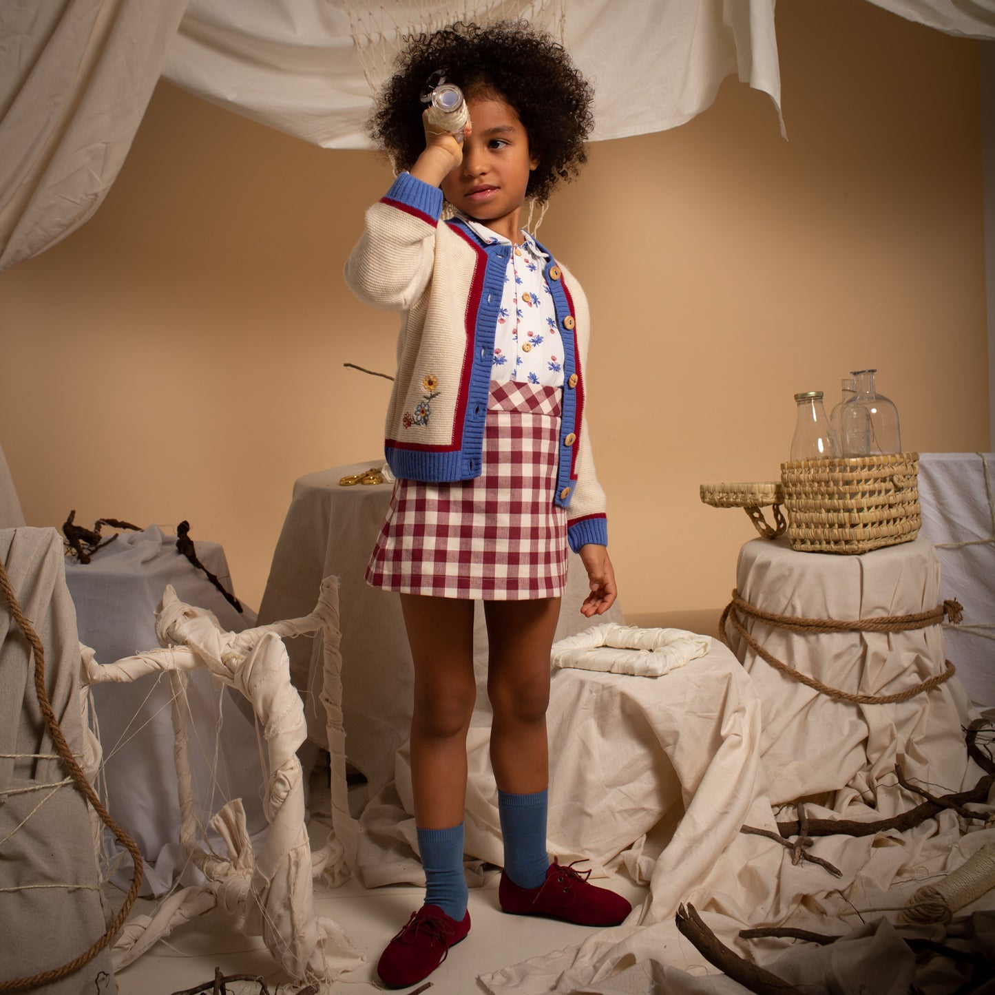 IVORY embroidered jacket