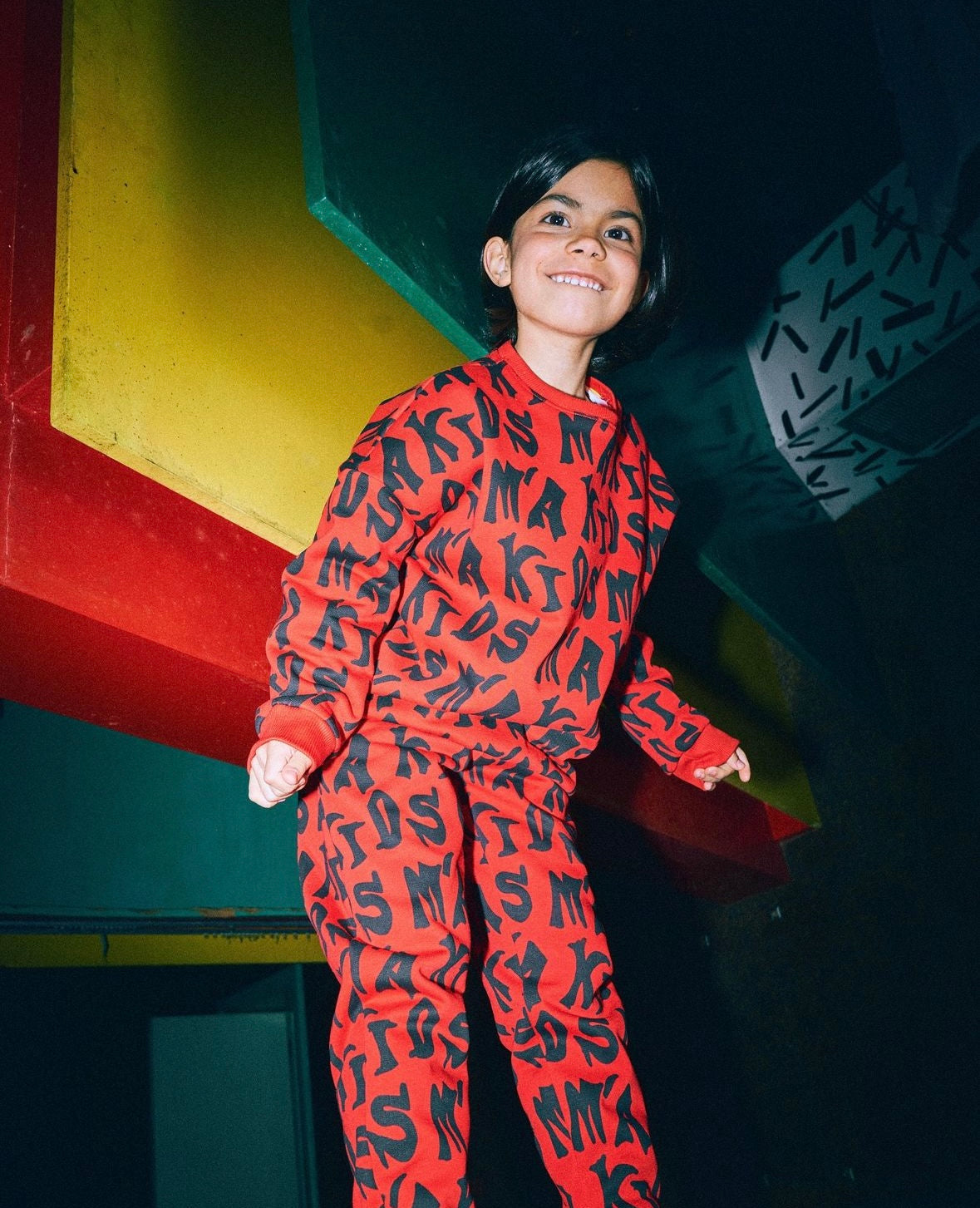 LEGGINGS WITH MAKIDS ALLOVER