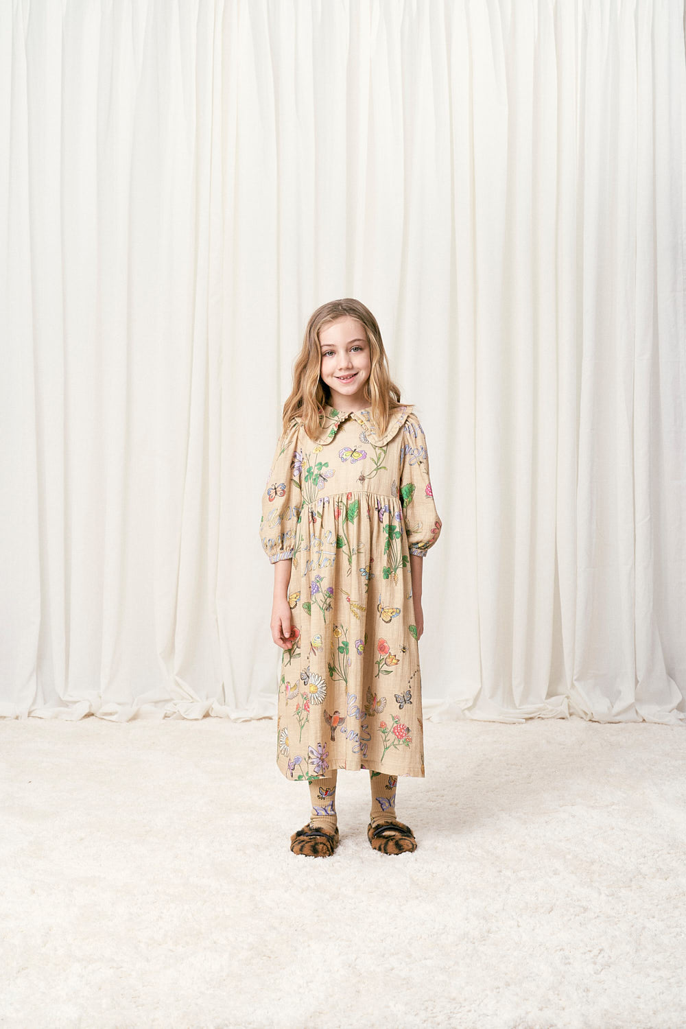 THE FARM DRESS BEIGE 8Y