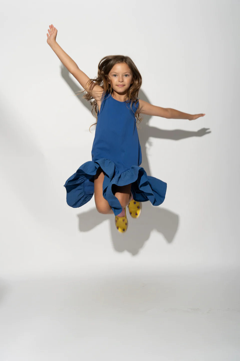 SLEEVELESS FLOUNCE DRESS 6Y