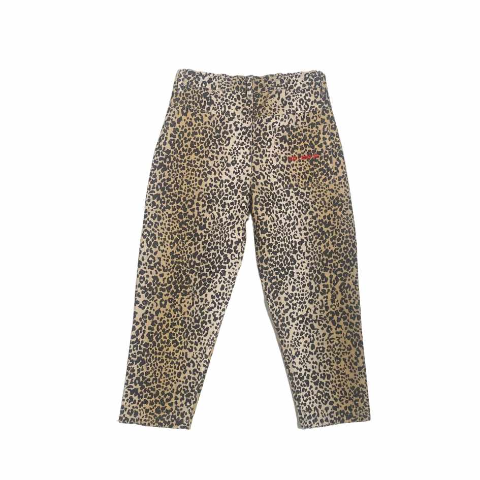 DENIM PANTS LEOPARD 8Y