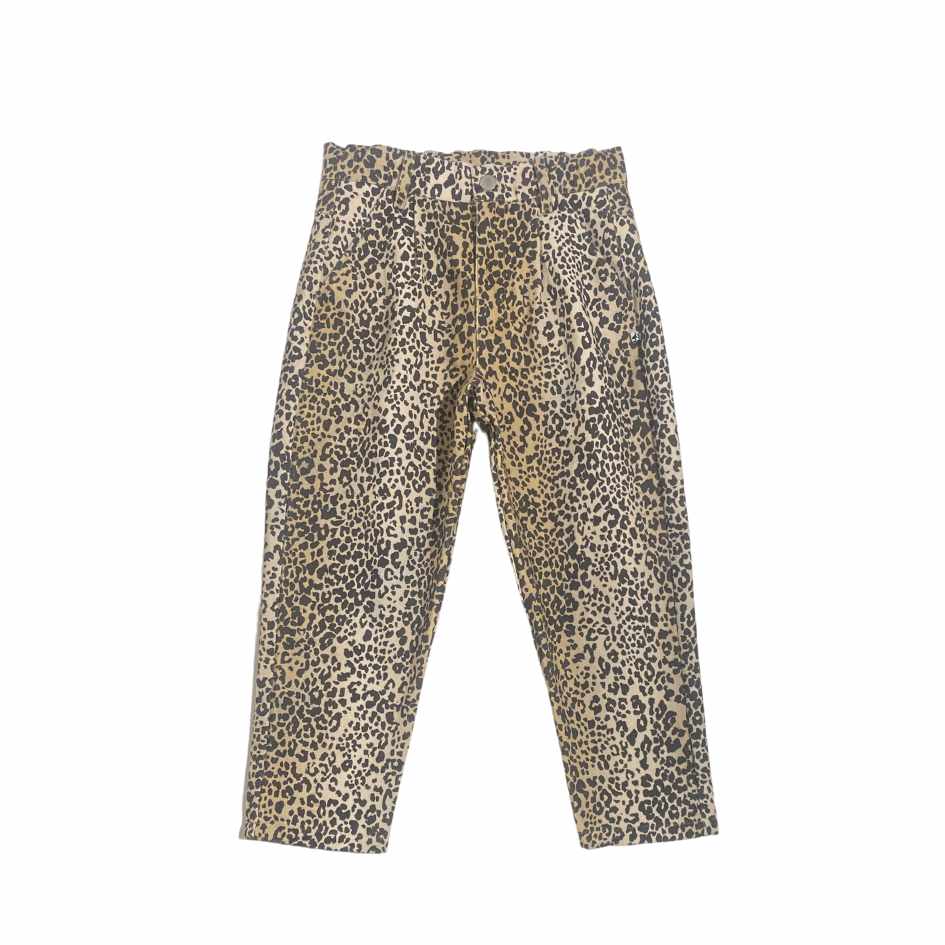 DENIM PANTS LEOPARD 8Y