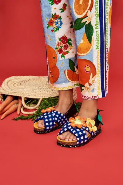 KID PELADILLO FLOWERS SANDALS 30(18cm)