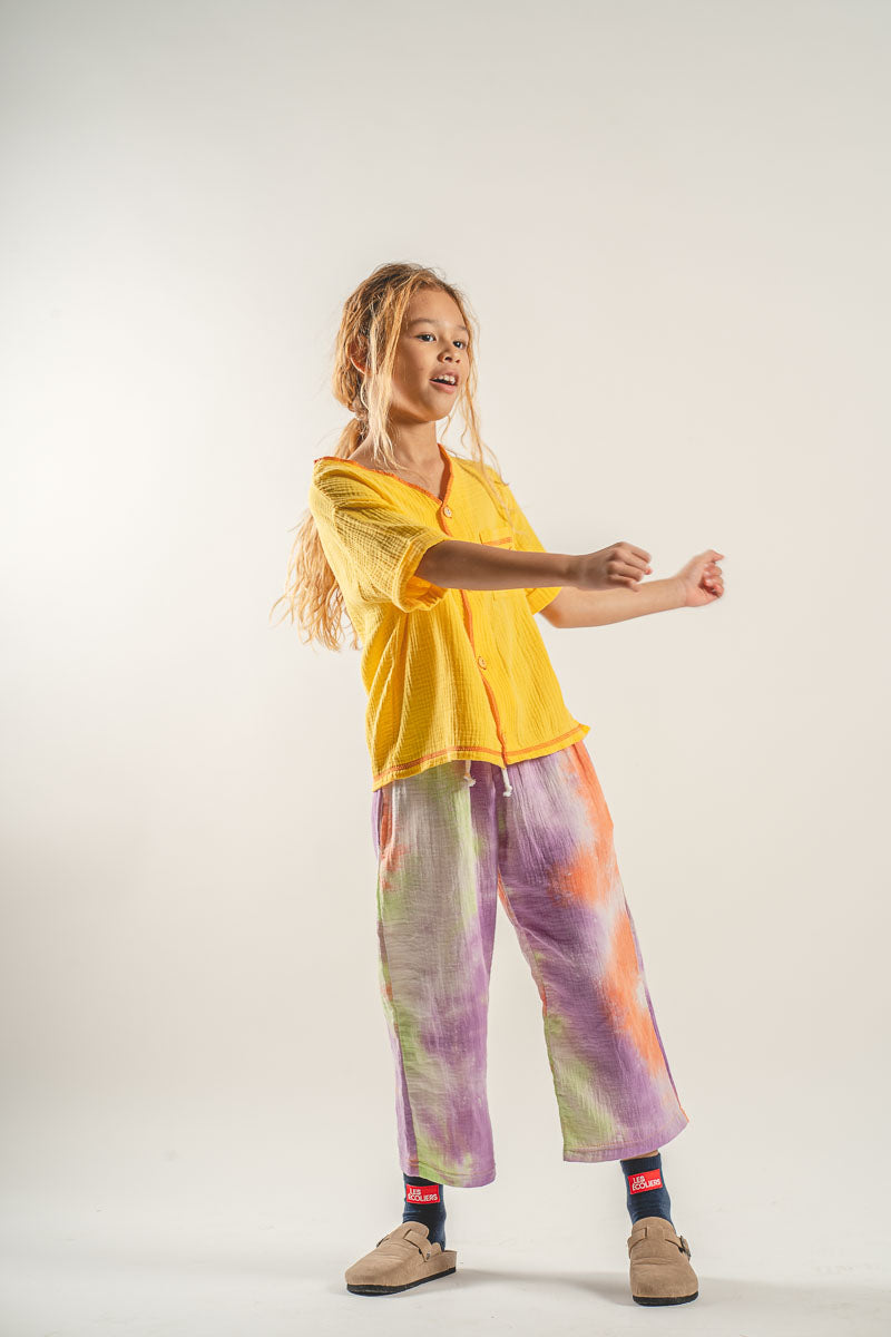 Yellow Muselin shirt