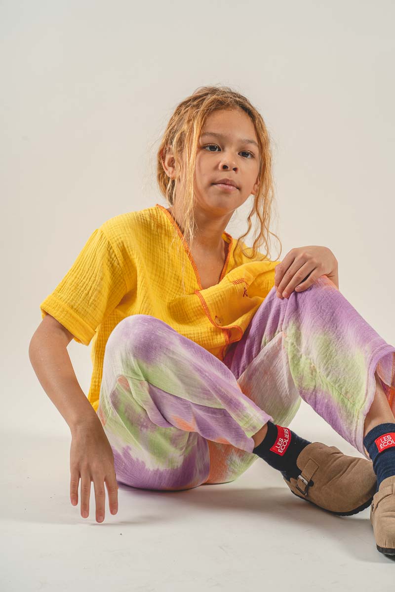 Yellow Muselin shirt