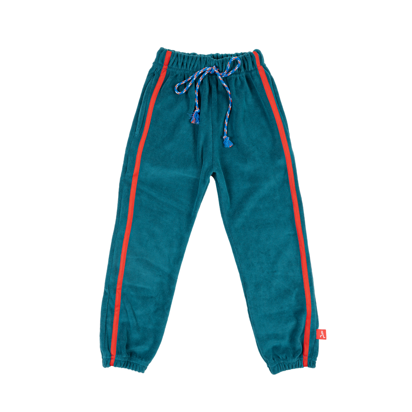 Bespoke Velvet Jogger Pants Green