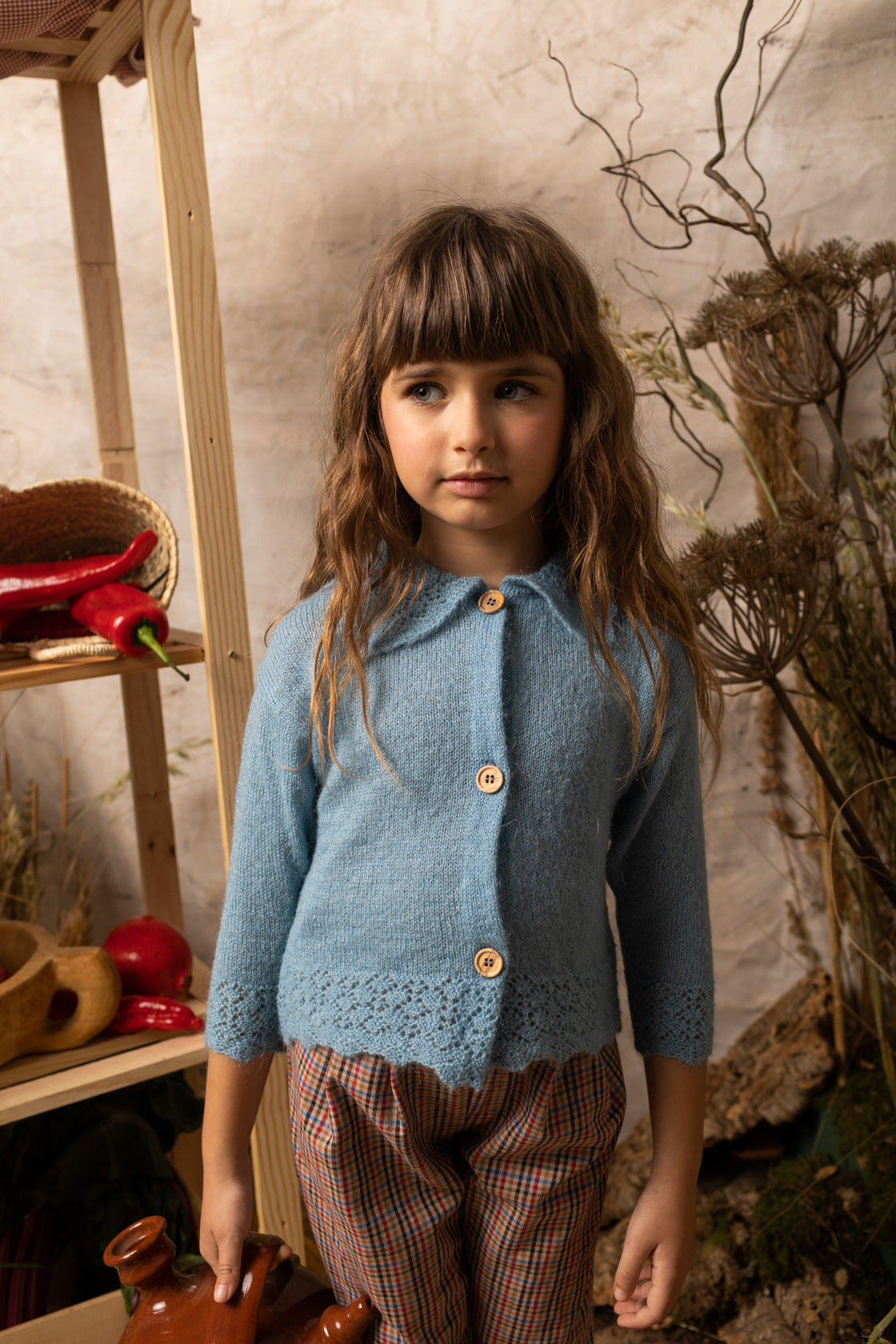 Blue Mohair jacket 4Y