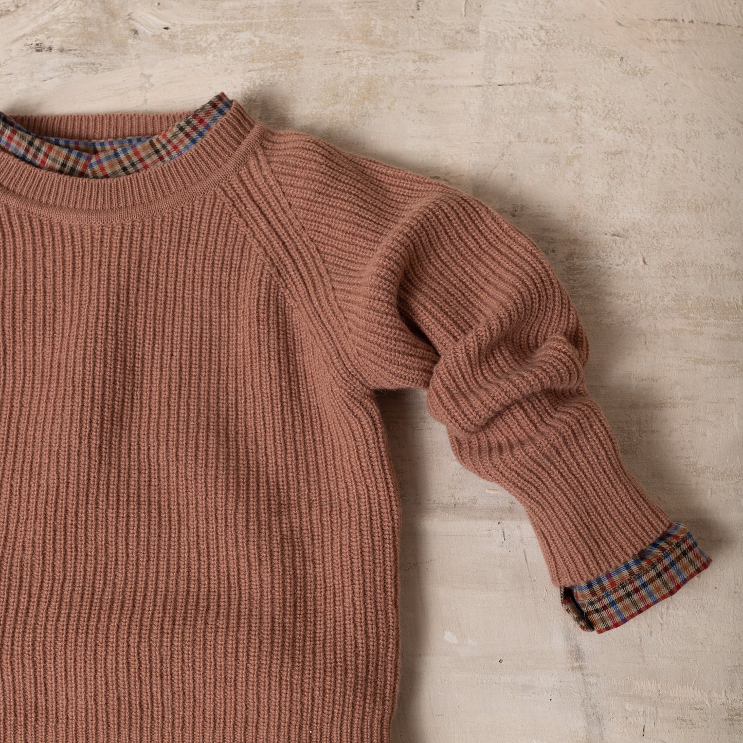 Multicolour plaid polo shirt 4Y