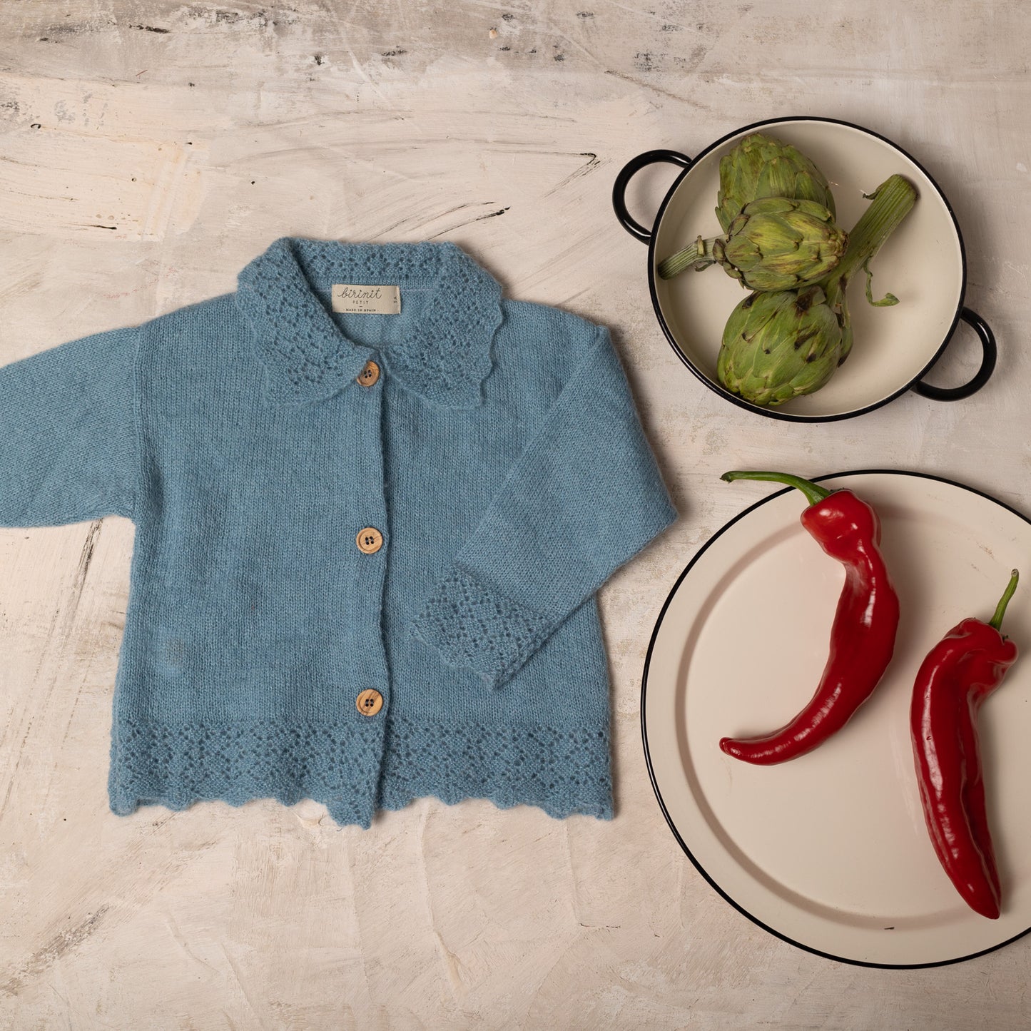 Blue Mohair jacket 4Y