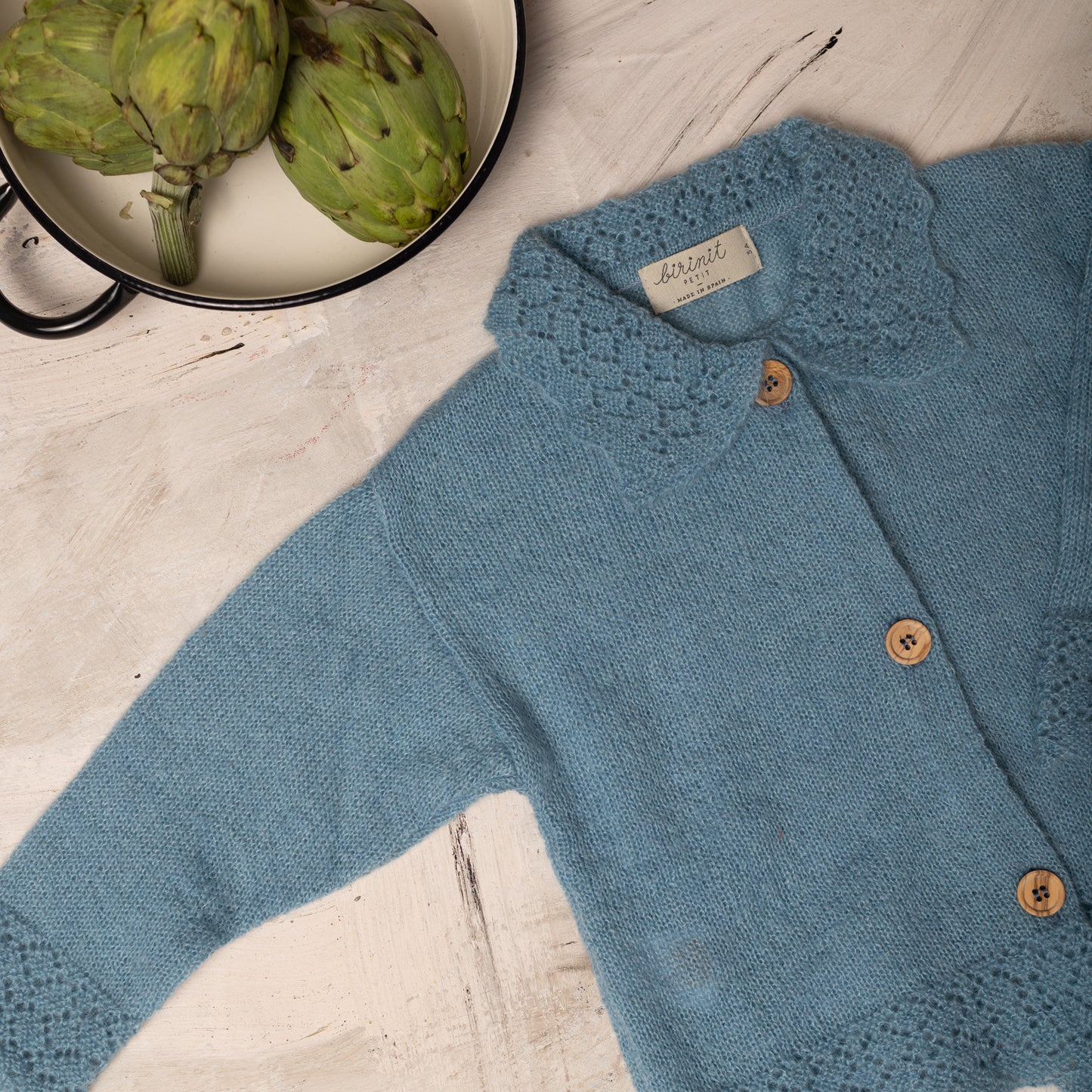 Blue Mohair jacket 4Y