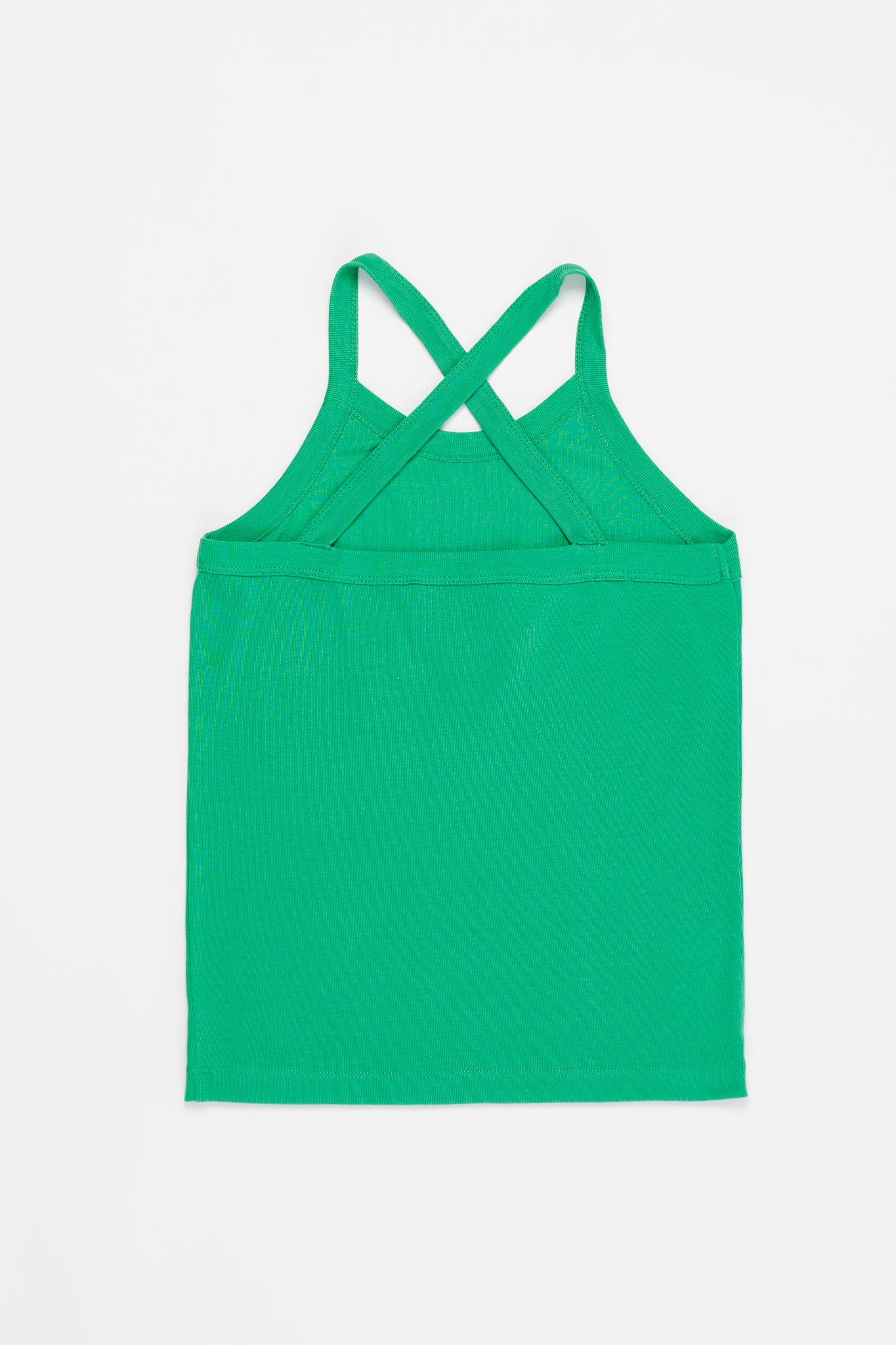 RAINBOW SLEEVE SLESS T-SHIRT GREEN