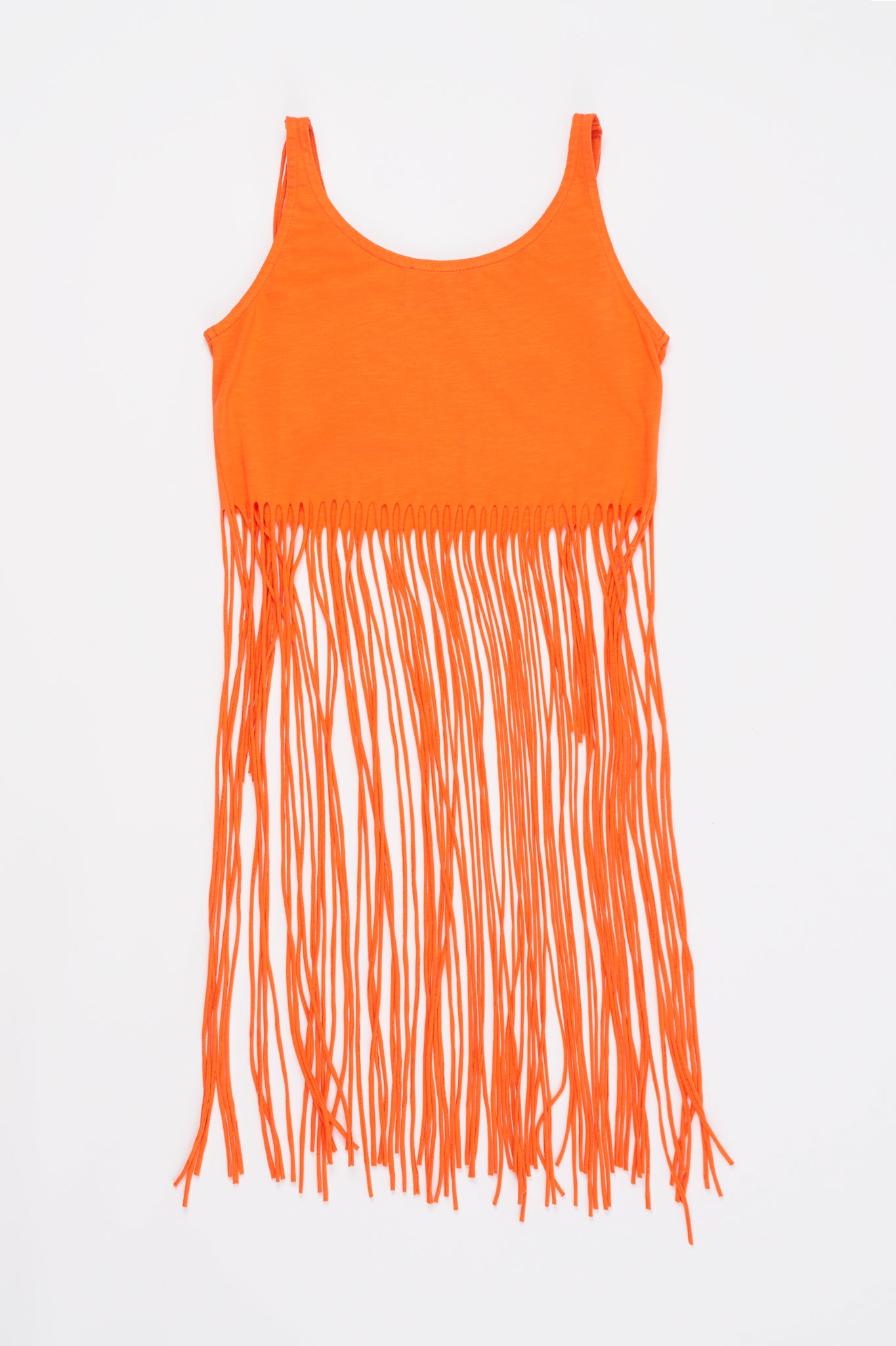 GECKO FRINGES T-SHIRT FLUO ORANGE 6Y