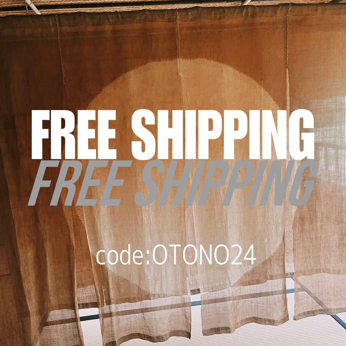 11月のFREE SHIPPING始まりました