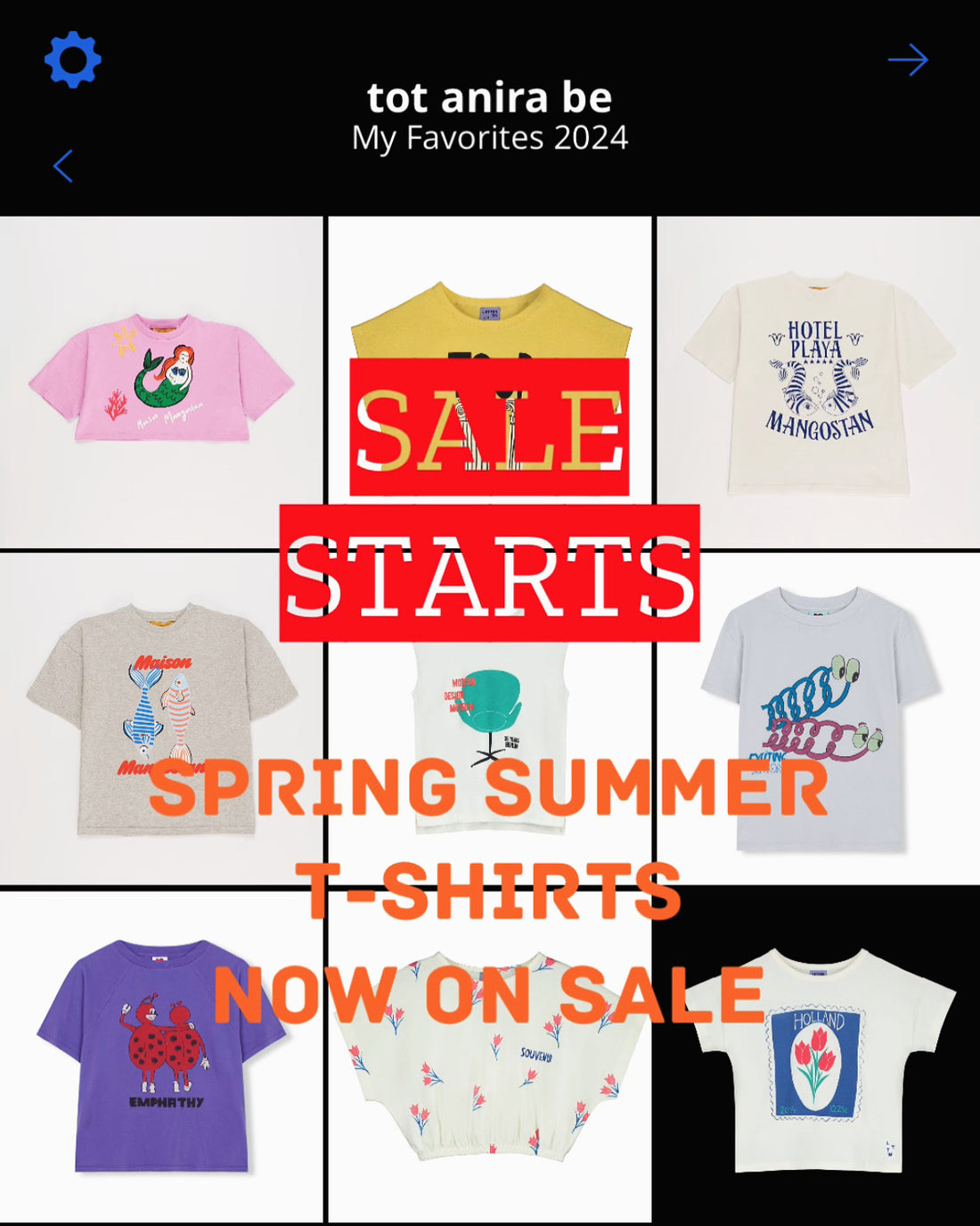 KICK OFF SUMMER!! SS24 T-SHIRTSがセール価格に🌞