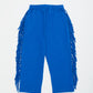 FRINGE TROUSERS BLUE