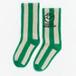 STRIPES MANGOSTAN LOGO SOCKS