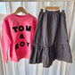 TOM & BOY CHECK SKIRT