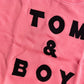 TOM&BOY EMBROIDERED PINK SWEAT SHIRT