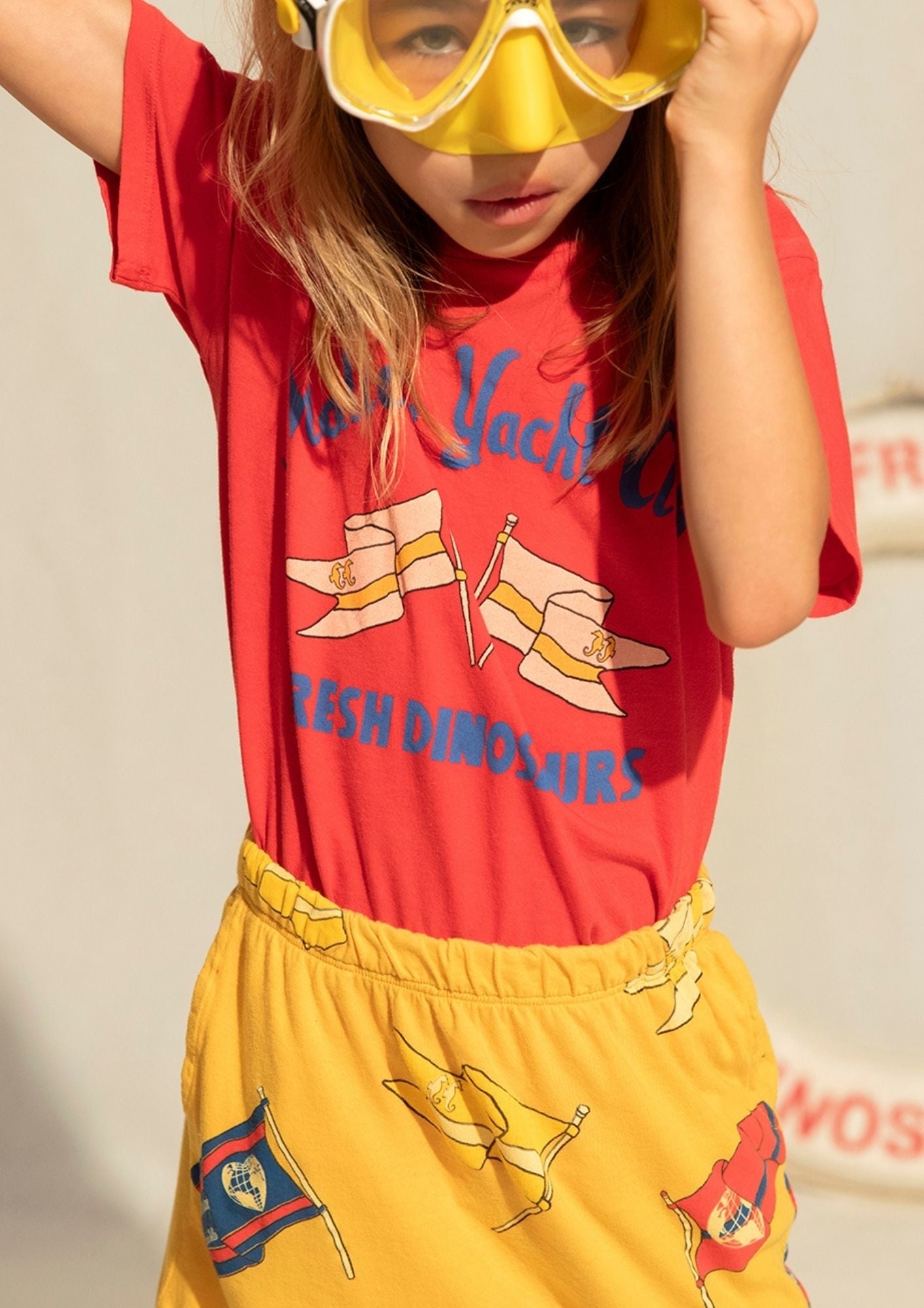 [sample] YATCH CLUB T-SHIRT Red 3Y