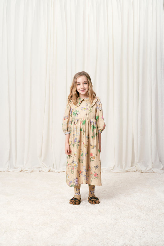 THE FARM DRESS BEIGE 8Y