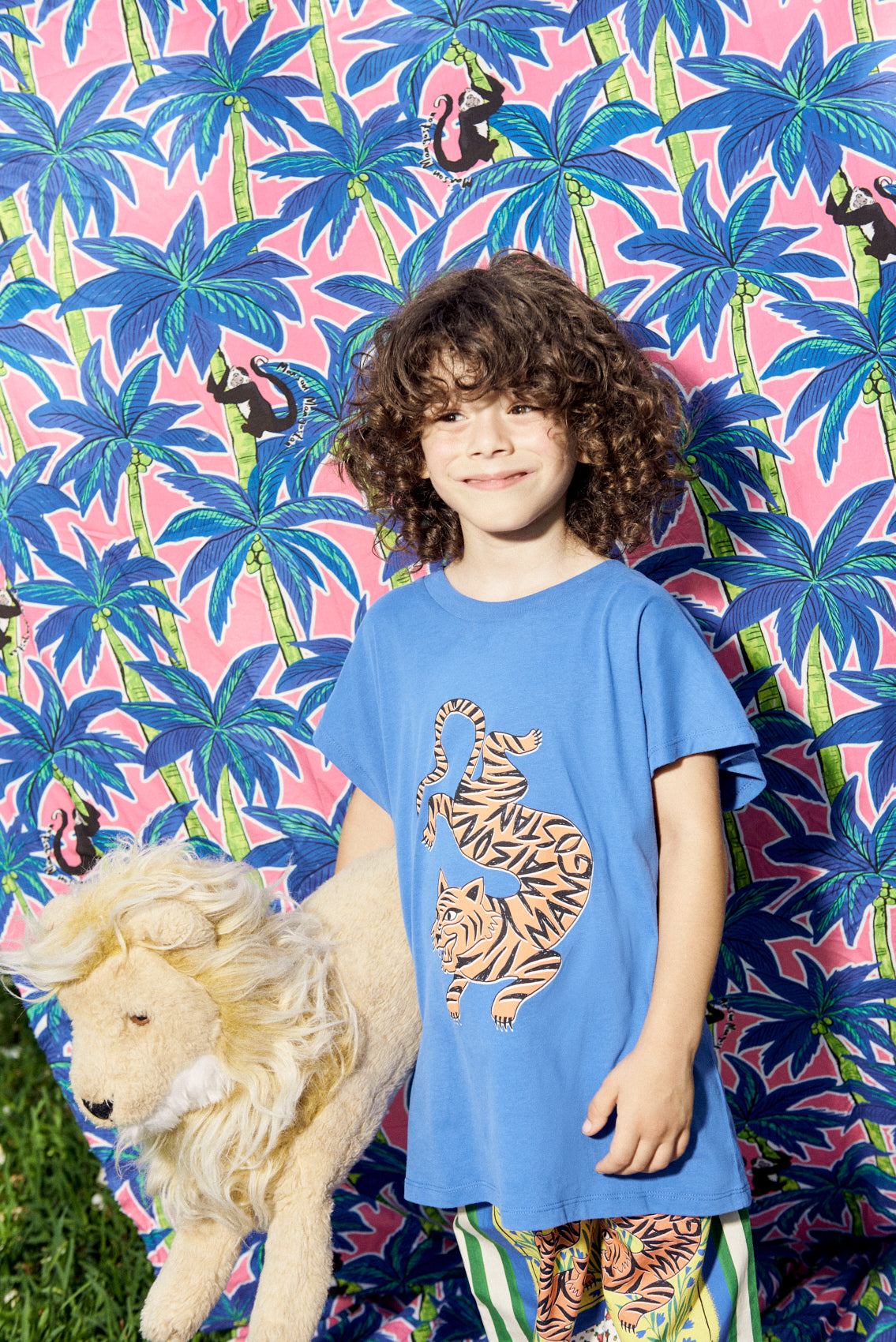 TIGER T-SHIRT BLUE