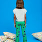 STARS LEGGINGS FLARED GREEN 4Y