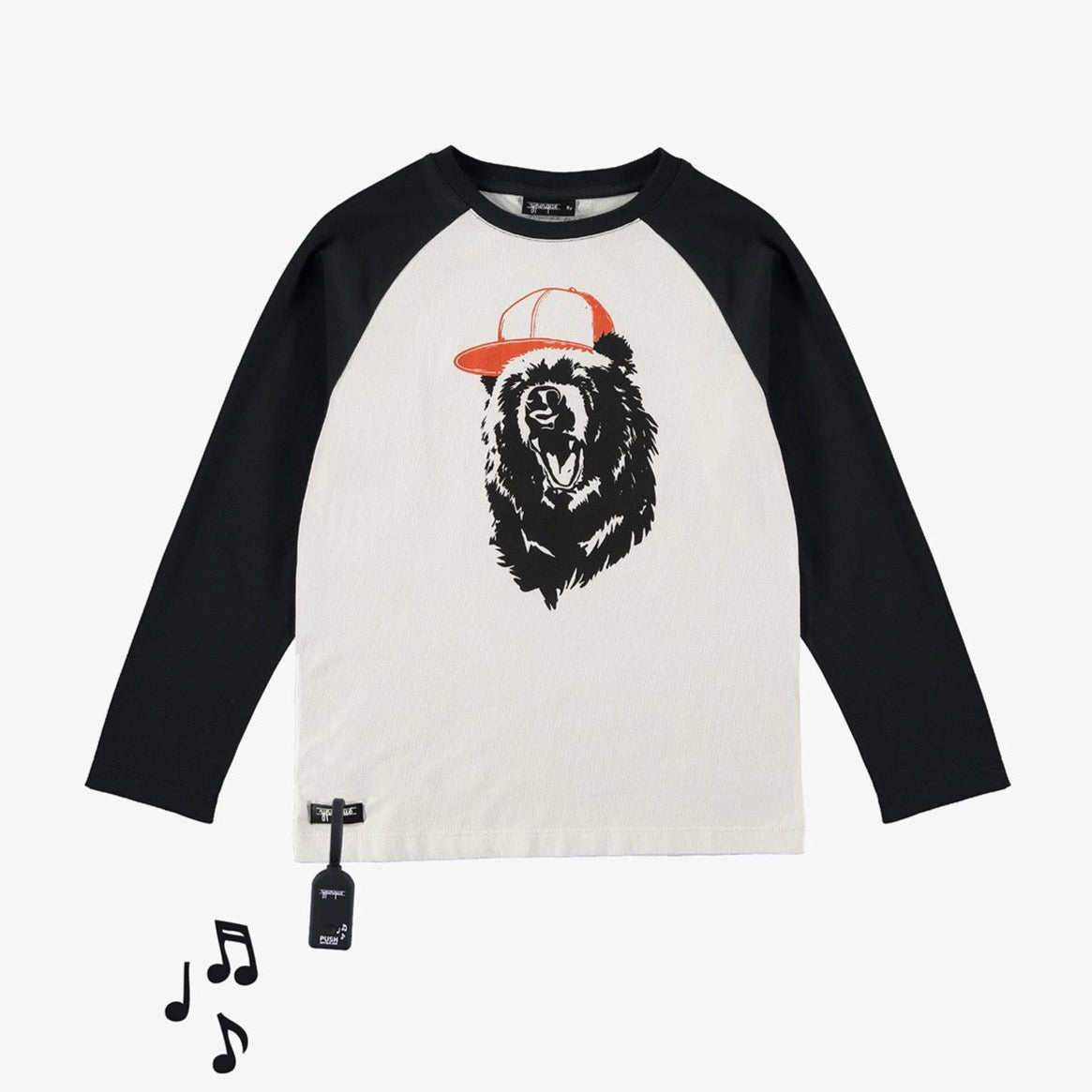 Bear Sound Long T-shirt 4Y