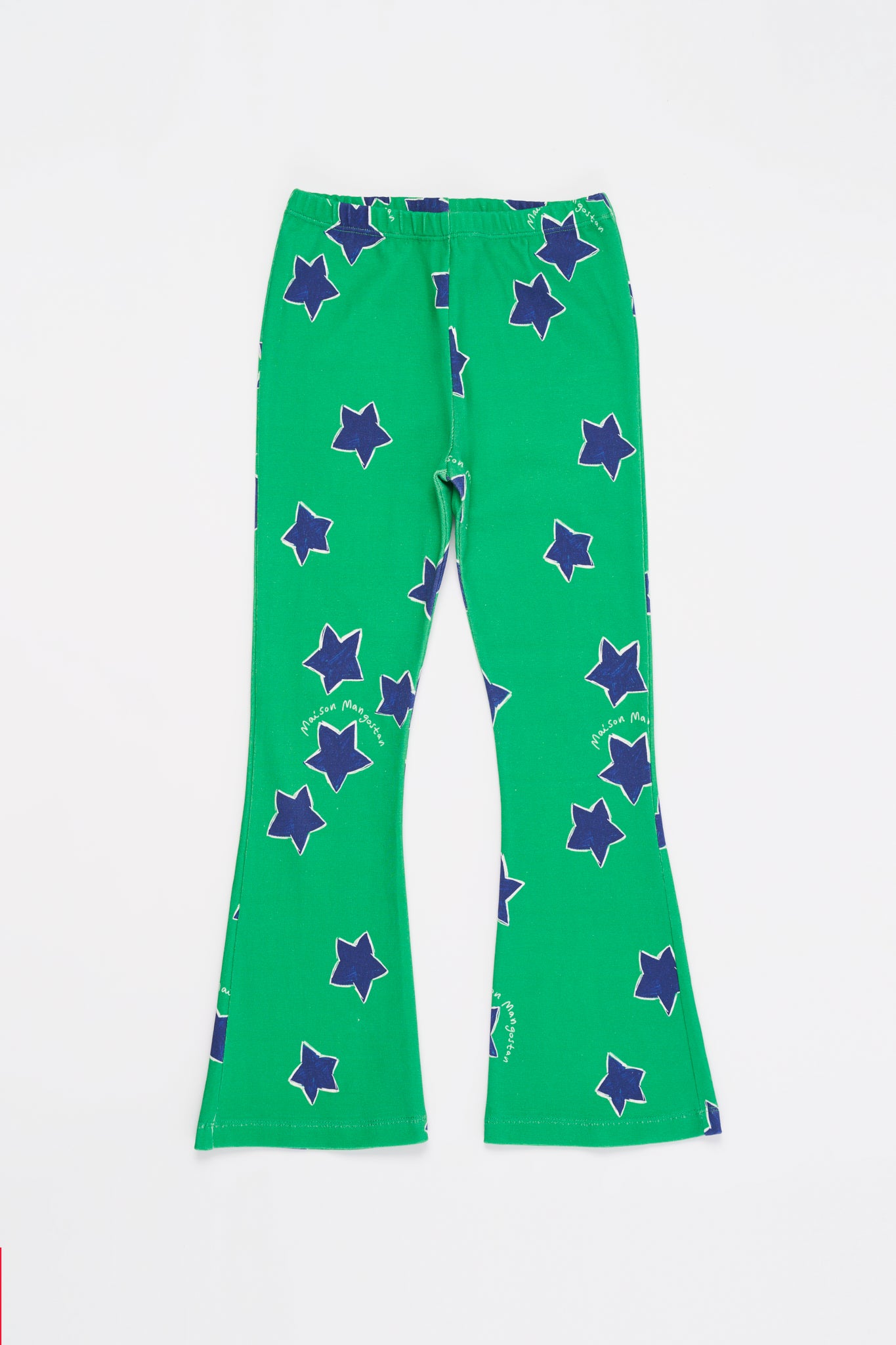 STARS LEGGINGS FLARED GREEN 4Y