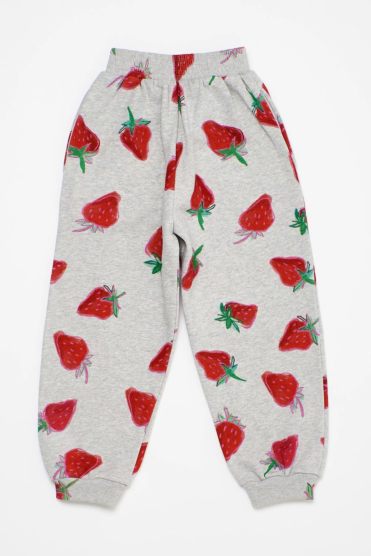 Strawberries Grey Pants 8Y
